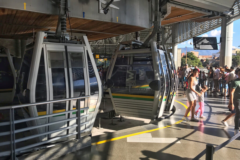 Seilbahn in Medellín