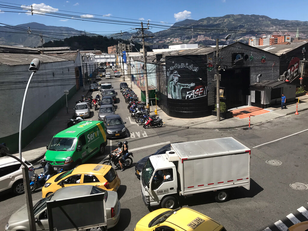 Verkehr in Medellin