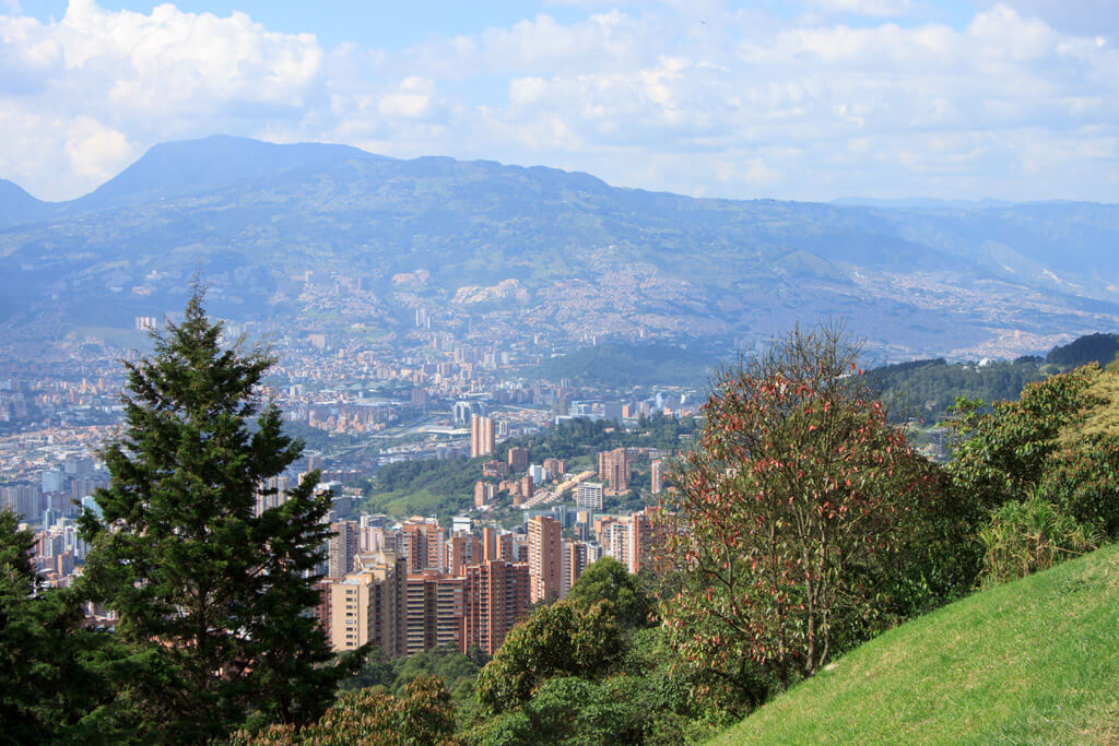 Mirador las Palmas Medellin Aussicht