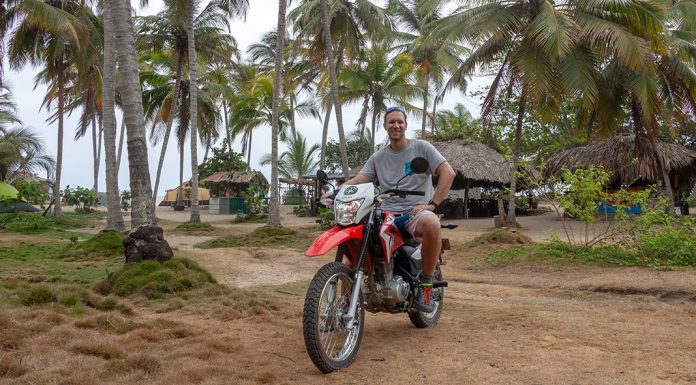 Motorradtour an Kolumbiens Karibikküste Motorradtour Kolumbien Karibikstrand