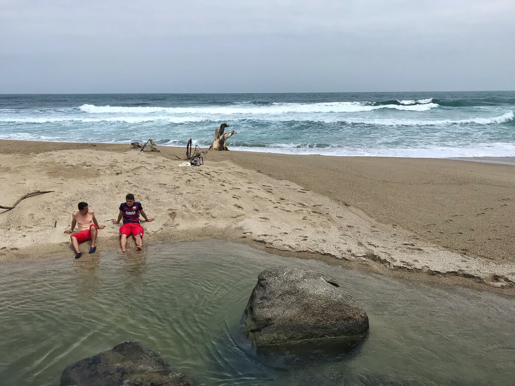 Río Piedras kurz vor der Mündung ins Meer