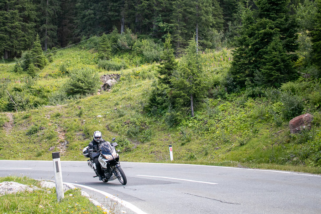 Mit dem Motorrad auf den Nassfeldpass in Kärnten