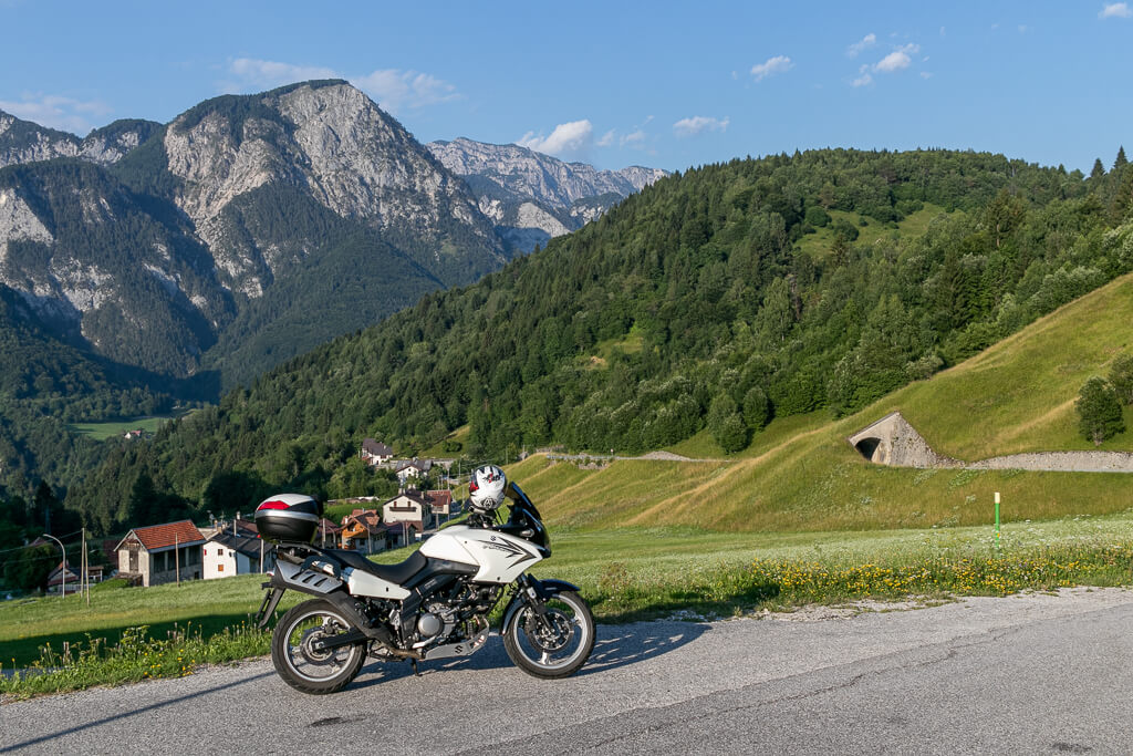 Val Aupa mit dem Motorrad