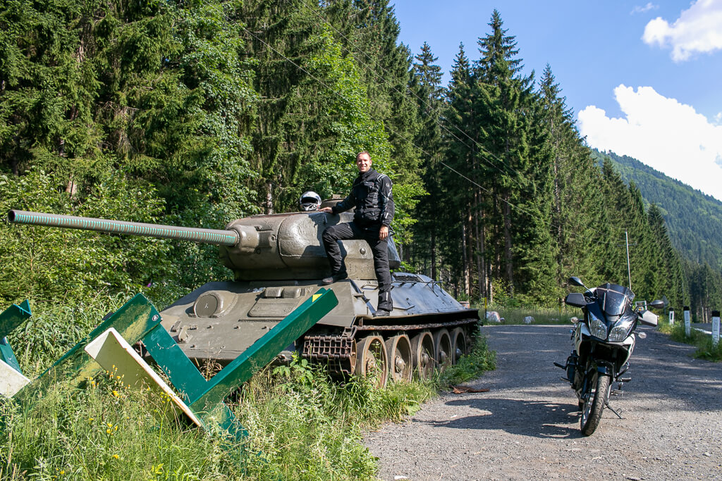 Panzer am Wurzenpass