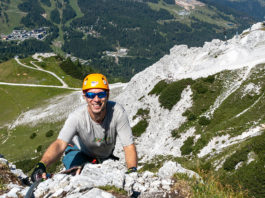Kärnten Aktiv-Urlaub mit Nervenkitzel: Der Däumling-Klettersteig auf den Gartnerkofel am Nassfeld Däumling-Klettersteig Tour in Kärnten