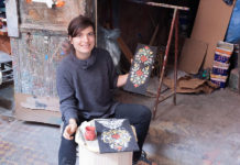 Marrakesch ganz anders: Kreativworkshops, Handwerkskurse und andere spontane Aktionen Holz bemalen Workshop Marrakesch