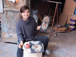 Marrakesch ganz anders: Kreativworkshops, Handwerkskurse und andere spontane Aktionen Holz bemalen Workshop Marrakesch