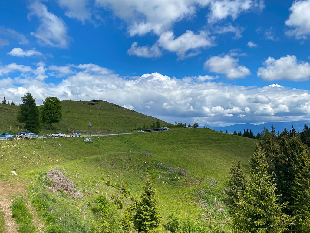 Weg aufs Klippitztörl über die Kogelhütte