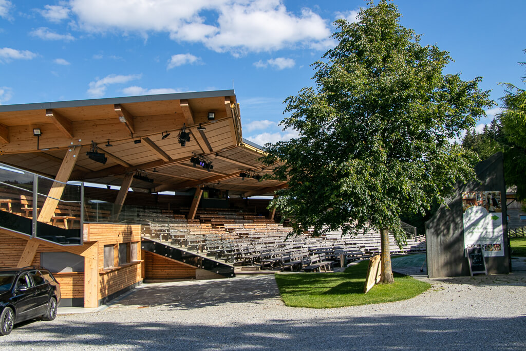 Huabn-Theater Zuschauertribüne