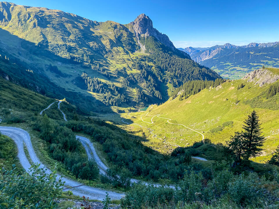 Downhill-Mountainbiken im Montafon