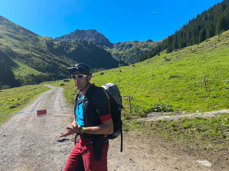 Mit Guide Markus zur Tilisunaalpe im Montafon