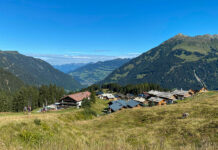 Aktiv- und Genussurlaub im Montafon Wandern im Montafon - Gantakopf Panoramaweg mit Garfrescha Almdorf