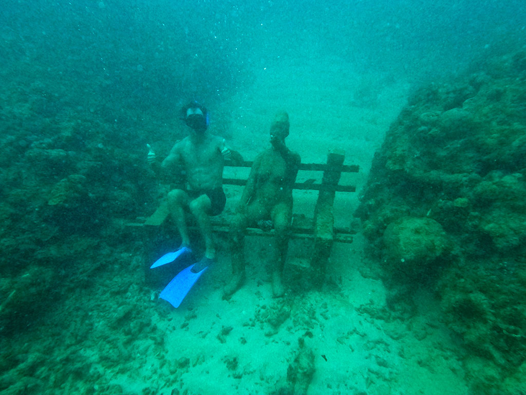 Schnorcheln und Tauchen - Grenada Underwater Sculpture Park